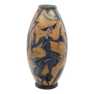 Vase by Max Snischek for Keramos, Austria, 1925 For Sale