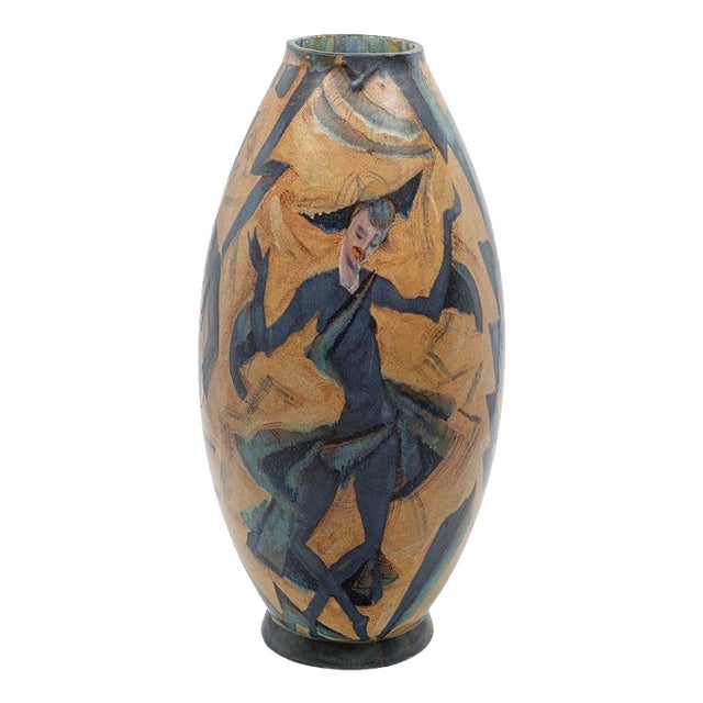 Vase by Max Snischek for Keramos, Austria, 1925 For Sale