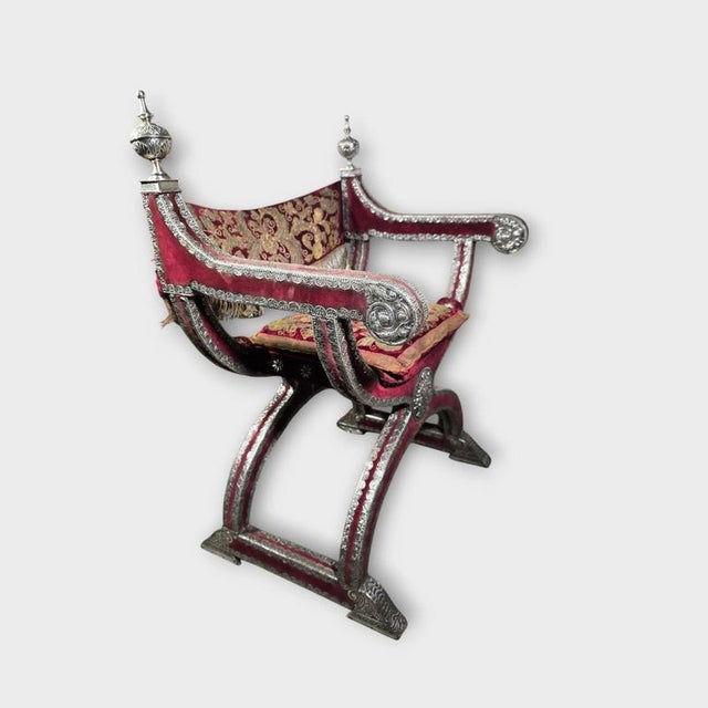 Mid 18th Century Mexican Colonial Silver Armchairs, 1750s, Set of 2 For Sale - Image 5 of 17