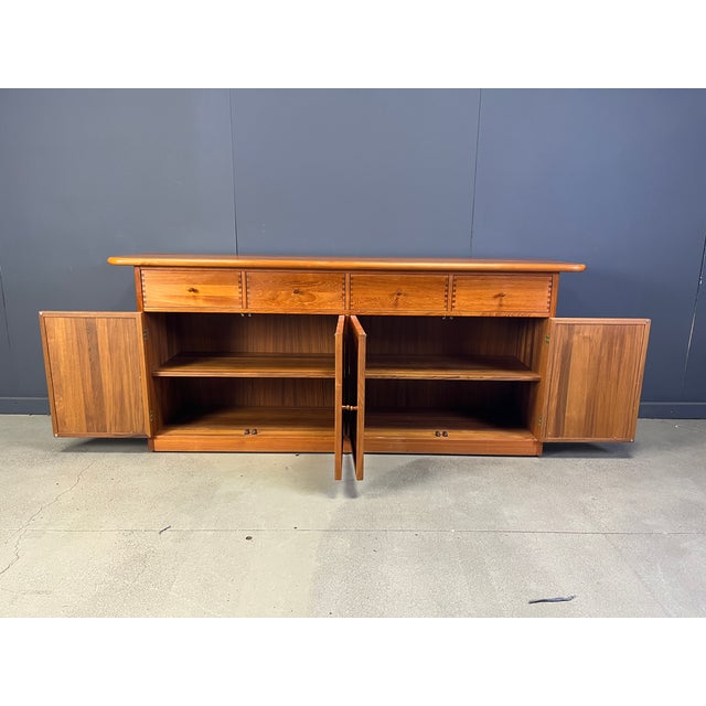 Brown Mid-Century Scandinavian Sideboard by Soren Nissen and Ebbe Gehl, 1970s For Sale - Image 8 of 15