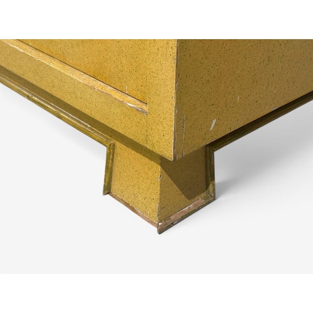 James Mont, Credenza, Yellow Painted Wood, Usa, 1950s For Sale - Image 14 of 15