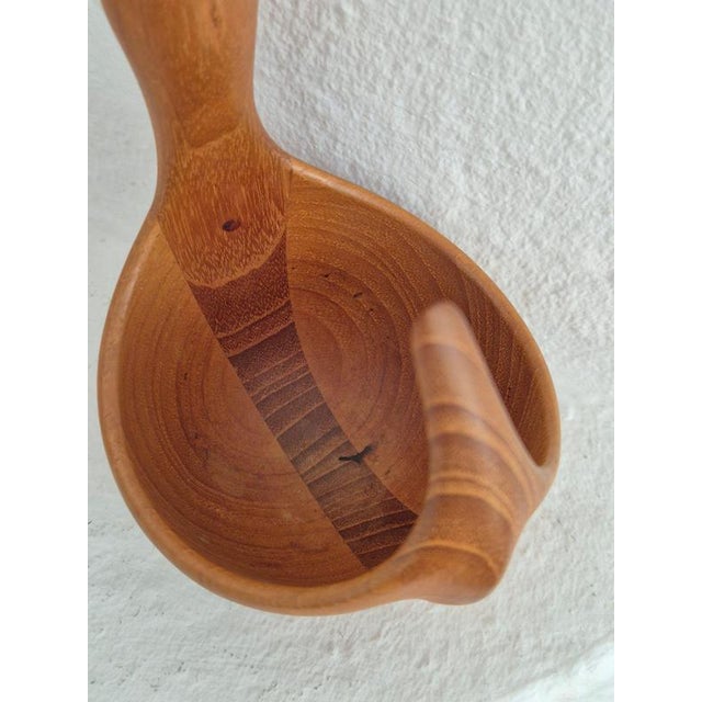 Scandinavian Modern Sculptural Wooden Bowl by Johnny Mattsson, 1890s For Sale - Image 6 of 8