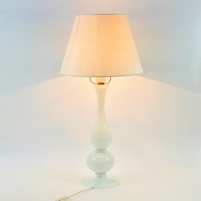 Mid-Century Modern Murano Glass Table Lamp from Barovier & Toso, 1950s For Sale - Image 4 of 11