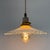 French Provincial French White Opaline Glass “Frill” Pendant Light, 1930s For Sale - Image 3 of 7