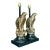 Vintage Boho 1968 Pieri Tullio Gilt Eagle Lamps - A Pair For Sale