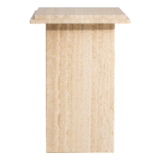 19th Century France Cream Marble Pedestal For Sale