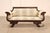 Wood Antique American Upholstered Empire Style Carved Mahogany Sofa For Sale - Image 7 of 18