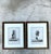 Black Vintage 18th Century Italian Etchings of Roman Busts - Set of 2 For Sale - Image 8 of 12