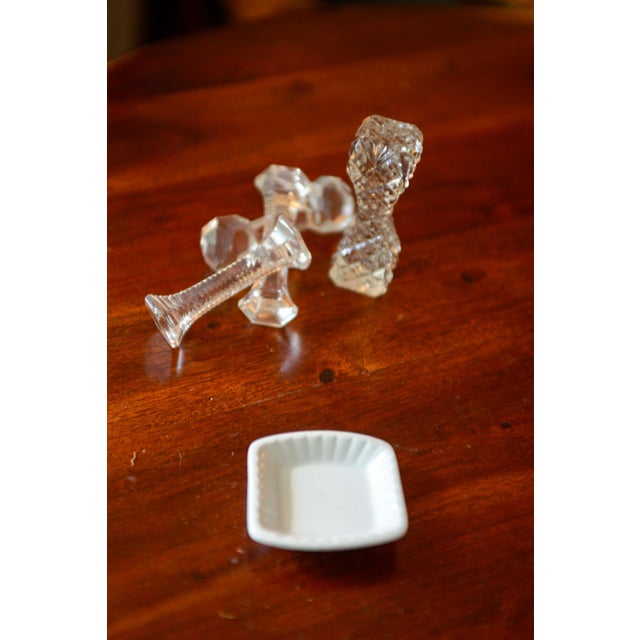 Meakin & Co. Antique Charles Meakin English Ironstone Butter Pat With Fluted Rim For Sale - Image 4 of 4