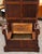 English Antique English Oak Hall Tree With Lift Top Seat, Umbrella Drip Trays, Mirror & Coat Hooks c.1920 For Sale - Image 3 of 8