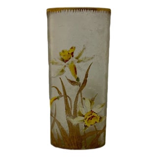 Early 20th Century Mont Joy Art Glass Vase For Sale