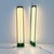 Green Double Neon Lamp by Gian N. Gigante for Zerbetto, 1980s For Sale - Image 11 of 14