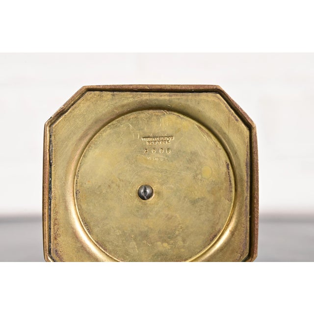Tiffany Studios New York Zodiac Bronze Pen Brush For Sale - Image 12 of 13
