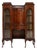 19th Century France Edwardian Brown Wood Display Cabinet For Sale