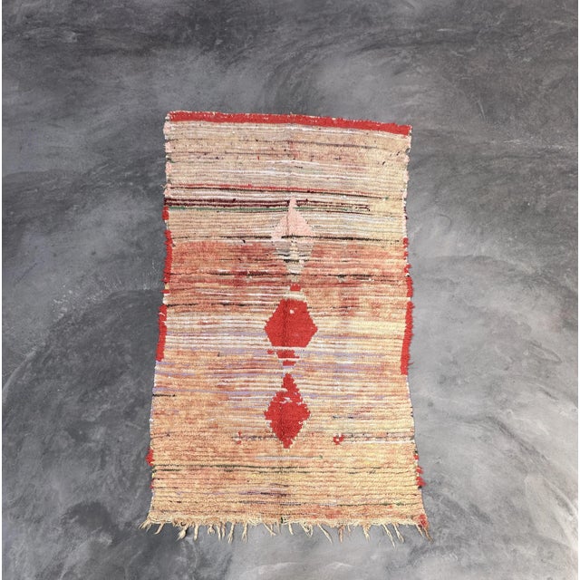 Textile Pink Flatweave Moroccan Rug - 4'5" X 7'8" Ft For Sale - Image 7 of 10