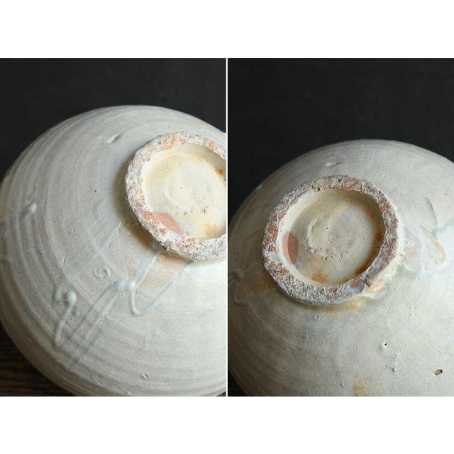 Joseon Dynasty White Porcelain Jar / 15th-19th Century / Excavated Flower Vase For Sale - Image 16 of 18