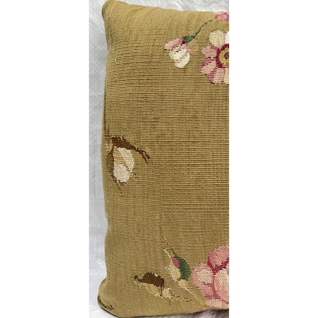 18th Century French Tapestry Pillow For Sale - Image 4 of 6