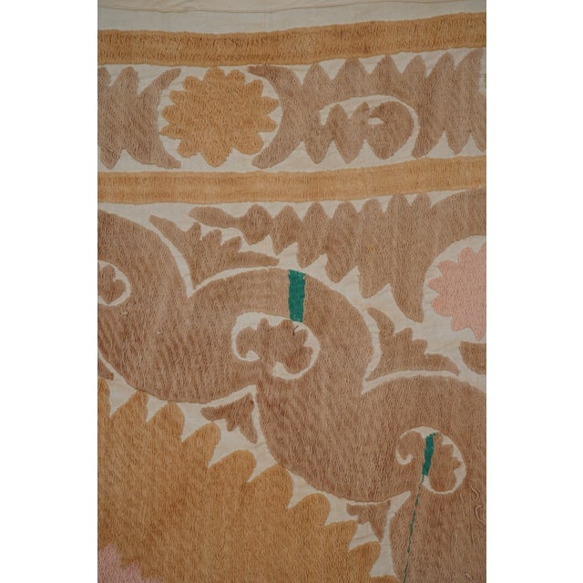 Uzbek Suzani Textile - Wall Decor For Sale - Image 12 of 14
