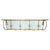 Italian Fontana Arte Style Brass + Glass Wall Mounted Coat Rack, 1950s For Sale - Image 10 of 18