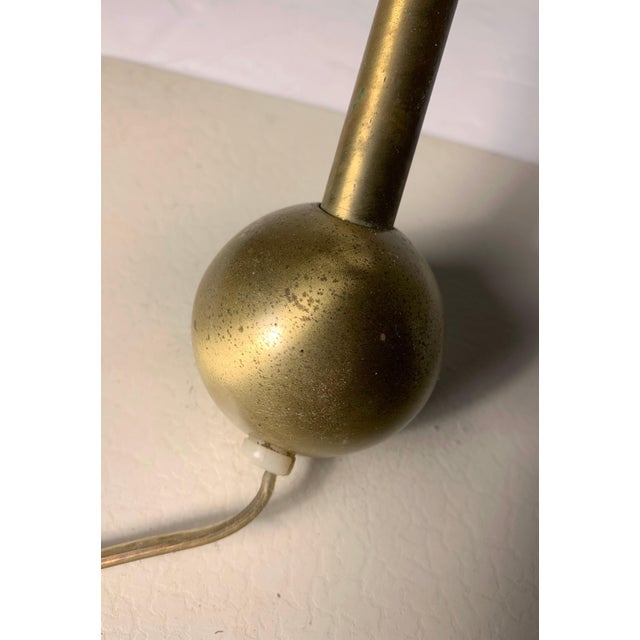 Mid 20th Century Mid 20th Century Flying Saucer Sight Light Desk Lamp in White by MG Wheeler For Sale - Image 5 of 5