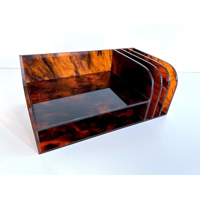 Space Age Acrylic Glass Organizer, 1970s For Sale - Image 12 of 17