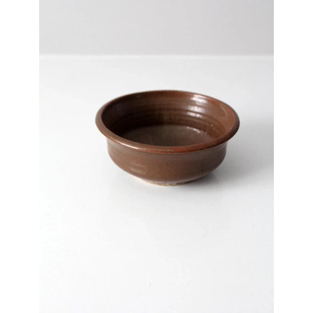 Vintage Studio Pottery Bowl For Sale - Image 6 of 9