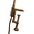 Vintage Italian Adjustable Brass Gooseneck Clamp Lamp, 1960s For Sale - Image 6 of 9