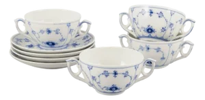 Bouillon Cups with Saucers from Royal Copenhagen, 1970s, Set of 8