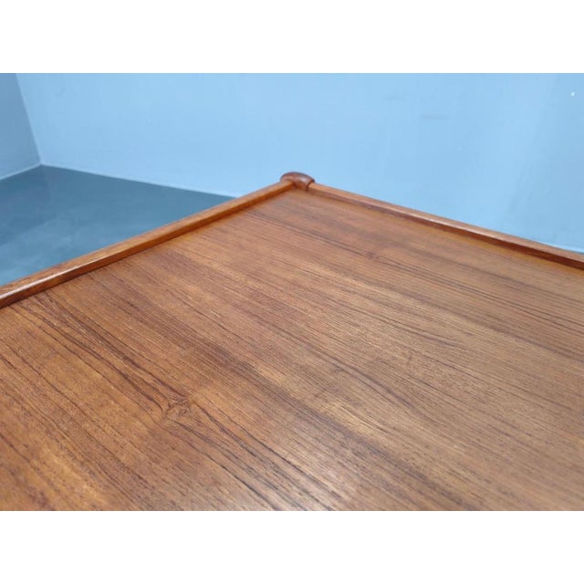 Brown Mid-Century Danish Teak Side Table, 1960s For Sale - Image 8 of 11