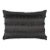 Schumacher Acadia 14" Lumbar Pillow In Charcoal For Sale