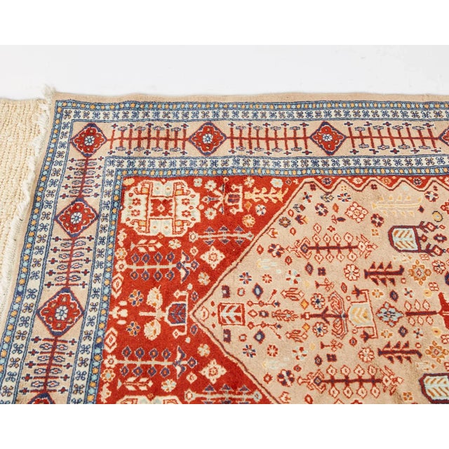 Mid 20th Century Vintage Pakistani Hand Knotted Rug For Sale - Image 5 of 13