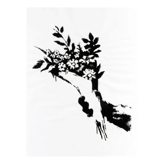 Banksy, GDP Flower Thrower, 2019, Print For Sale