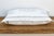 White & Charcoal Trellis Lumbar Moroccan Silk Pillow For Sale - Image 4 of 8