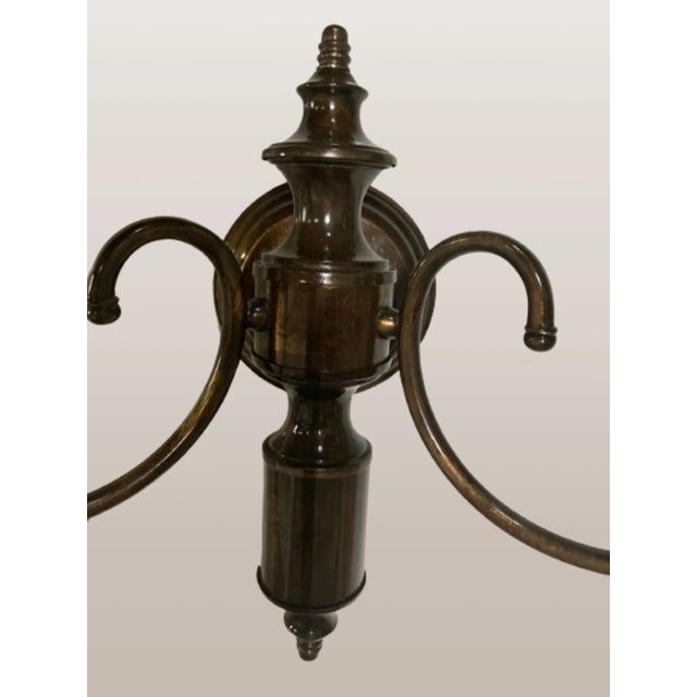 1960s Vintage Golden Brass Wall Light, 1960s For Sale - Image 5 of 6