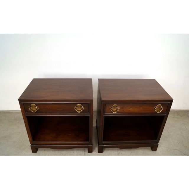 Pair of vintage 1970's Mid century Modern night stands for sale. They are in great original condition, and are very...