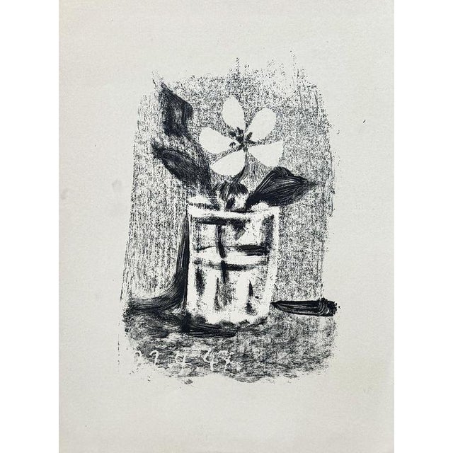 Pablo Picasso, Flowers in a Glass N°6, 1947, Original Lithograph For Sale - Image 6 of 6
