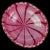 Mid-Century Modern Vintage Murano Mid Century Pink Aventurine Ribbons Gold Flecks Italian Art Glass Scalloped Rim Bowl For Sale - Image 3 of 10