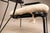 Carlo Hauner Three Armchairs in Ebonized Wood & Metal With Loose Cushion, Carlo Hauner, 1950s For Sale - Image 4 of 18