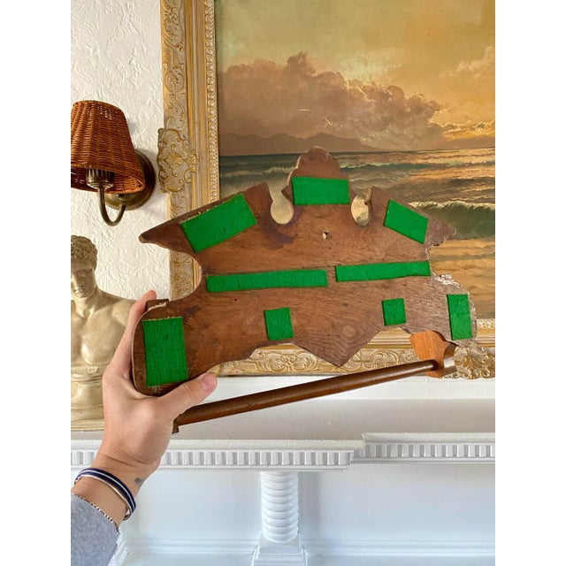 Late 19th Century Antique Late 19th Century Eastlake Wall Pocket / Towel Holder For Sale - Image 5 of 5