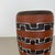 Brown Zig Zag Fat Lava Ceramic Vases from Ilkra Ceramics, 1950s For Sale - Image 8 of 18