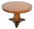 Baker Furniture Stately Homes Collection Burl Wood and Parcel Ebonized Regency Center Table For Sale