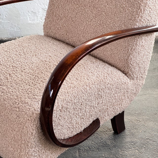 H-410 Armchairs by Jindrich Halabala for Up Závody, 1930s, Set of 2 For Sale - Image 13 of 15