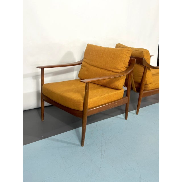 Mid-Century Modern Model 550 Armchairs by Walter Knoll, 1950s, Set of 2 For Sale - Image 14 of 18