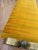 Mid-Century Modern Vintage Hollywood Regency Swirl Craft Gold Metal Bench With Yellow/Gold Upholstery For Sale - Image 3 of 4