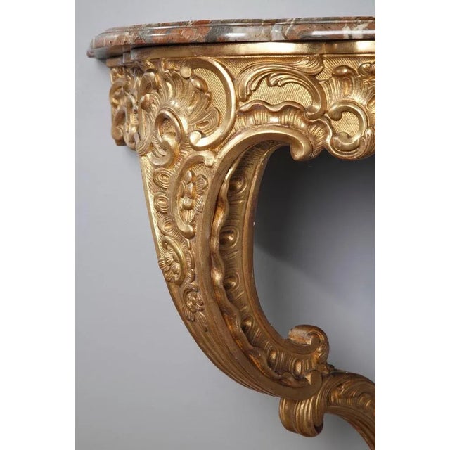 Louis XV Style Corner Console Tables, Set of 2 For Sale - Image 16 of 18