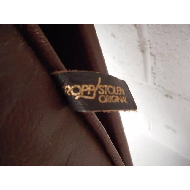 Wood Mid-Century "Kropp Stolen Original" Lounge Chair & Ottoman For Sale - Image 7 of 10