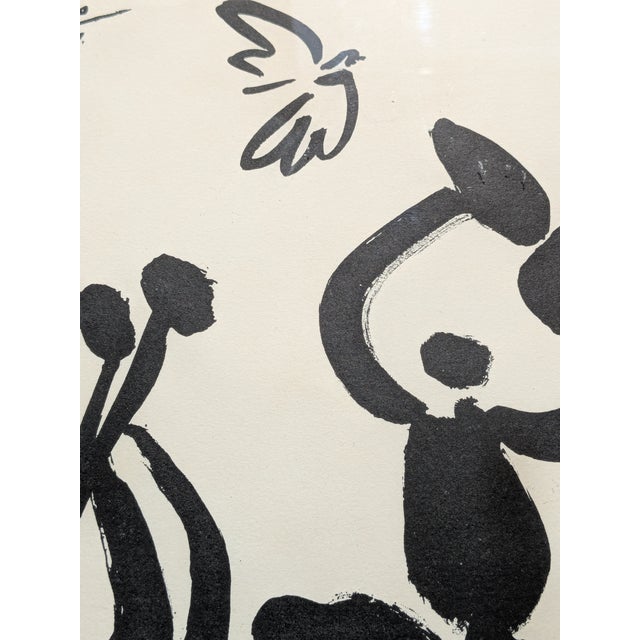 Pablo Picasso Pablo Picasso, Flute Player, 1959, Lithograph, Framed For Sale - Image 4 of 8