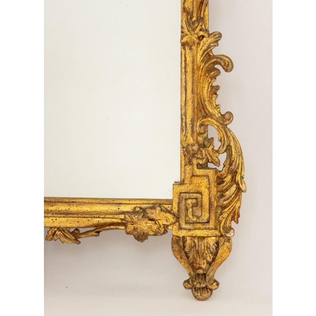 Late 20th Century Rococo Style Giltwood Framed Mirror For Sale - Image 5 of 8