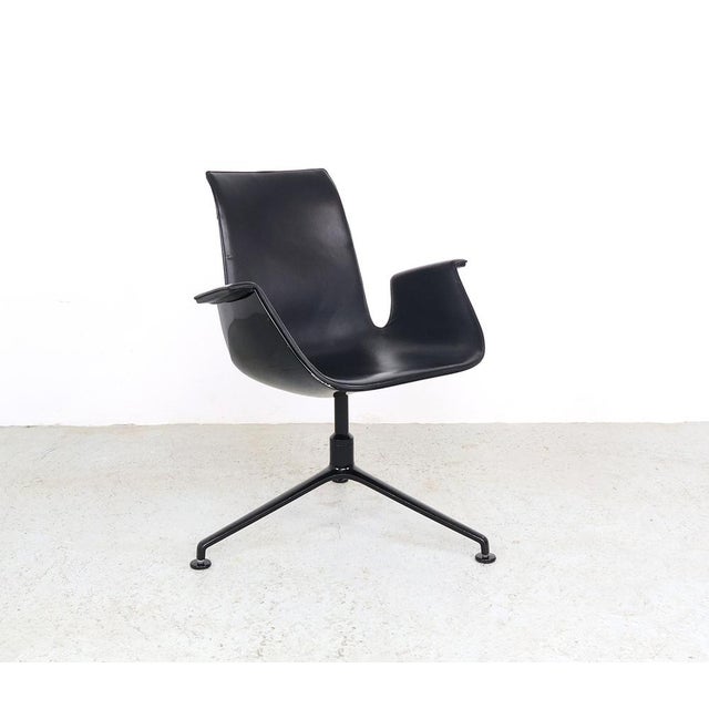 The Bucket Chair Swivel Chair by Preben Fabricius for Walter Knoll / Wilhelm Knoll, 1990s For Sale - Image 3 of 10