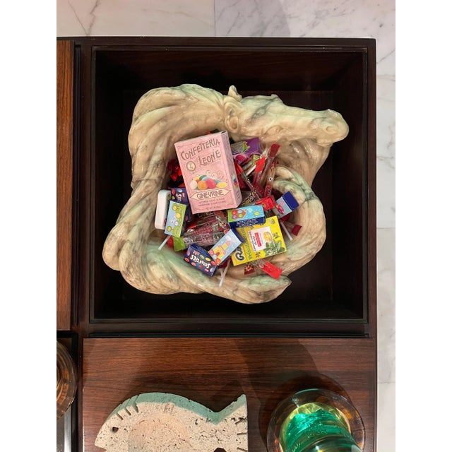 Hand Carved Alabaster Horse Centrepiece Sculpture, Italy, 1970s For Sale - Image 13 of 14